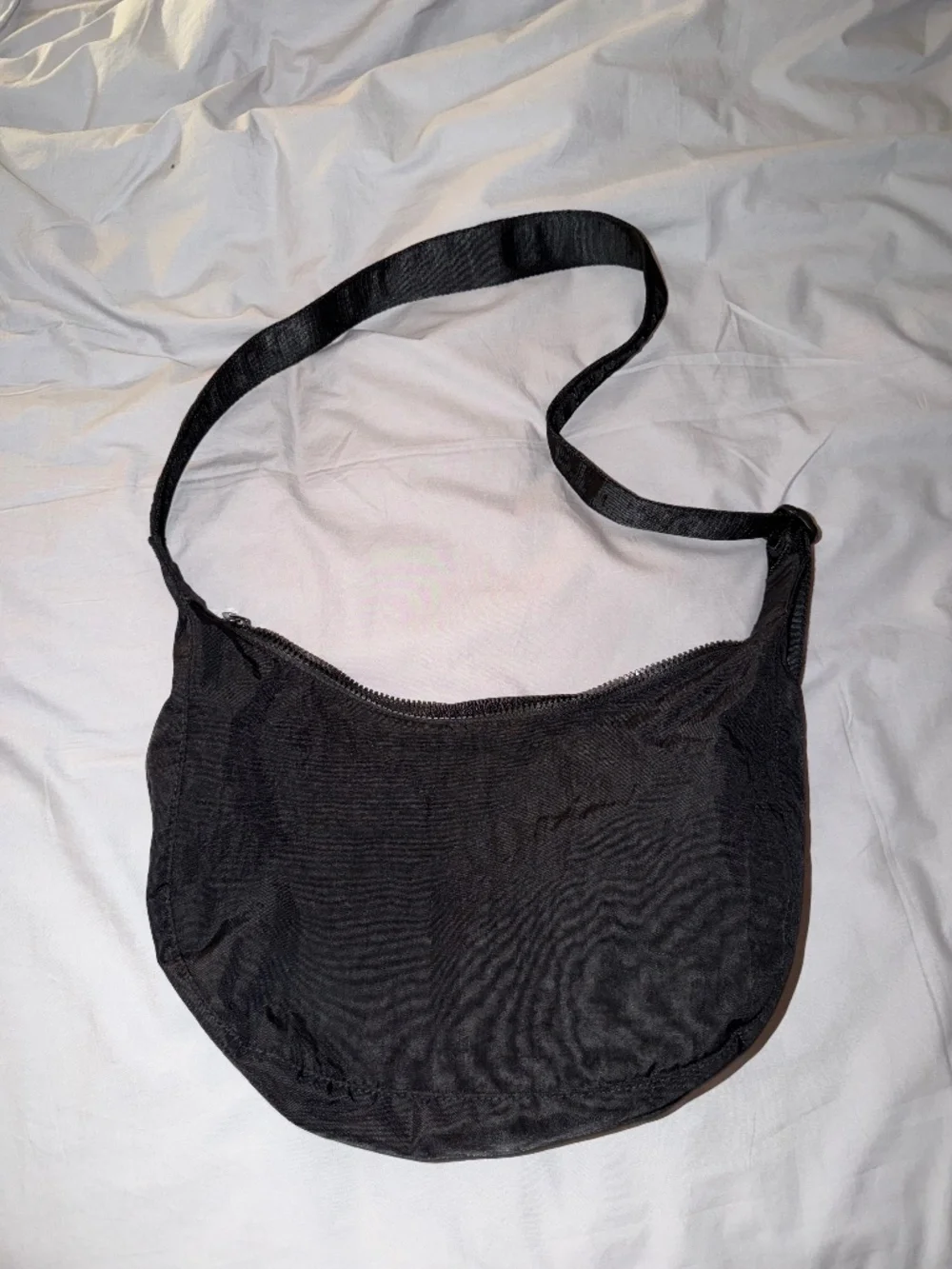 BAGGU Black Medium Crescent Bag